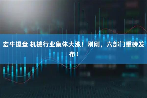 宏牛操盘 机械行业集体大涨！刚刚，六部门重磅发布！